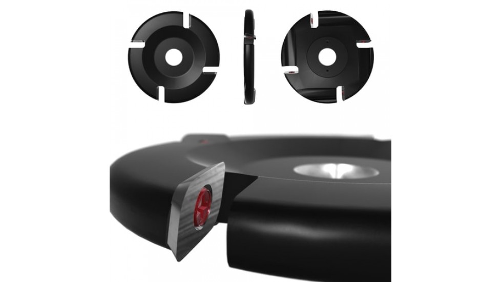 4" - 4 Slot ROTO-CLIP INC. Carbide Flat Disc (Thin Design)